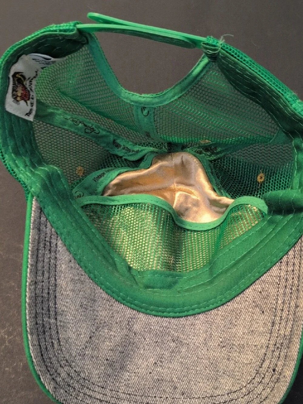 Ed Hardy Kids Green Sequin Skull Cap by Christian Audigier